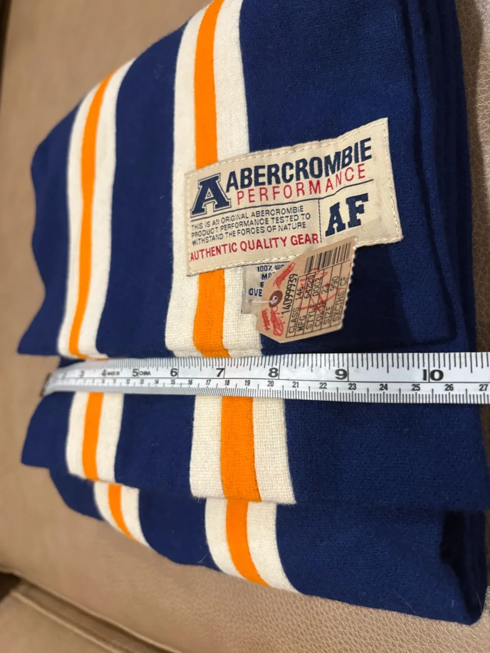 Abercrombie & Fitch Vintage Wool Heritage Collection Scarf 3 Available NWT/NWOT